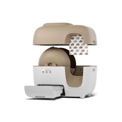 Redefining the Automatic Self-Cleaning Litter Box - Engineered with TiO2 Odor Control, Modular Design, and Anti-Tracking Walkway for a Cleaner, Health