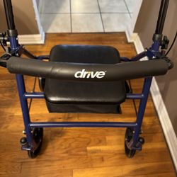 Drive Walker With Storage And Seat Basically New! 