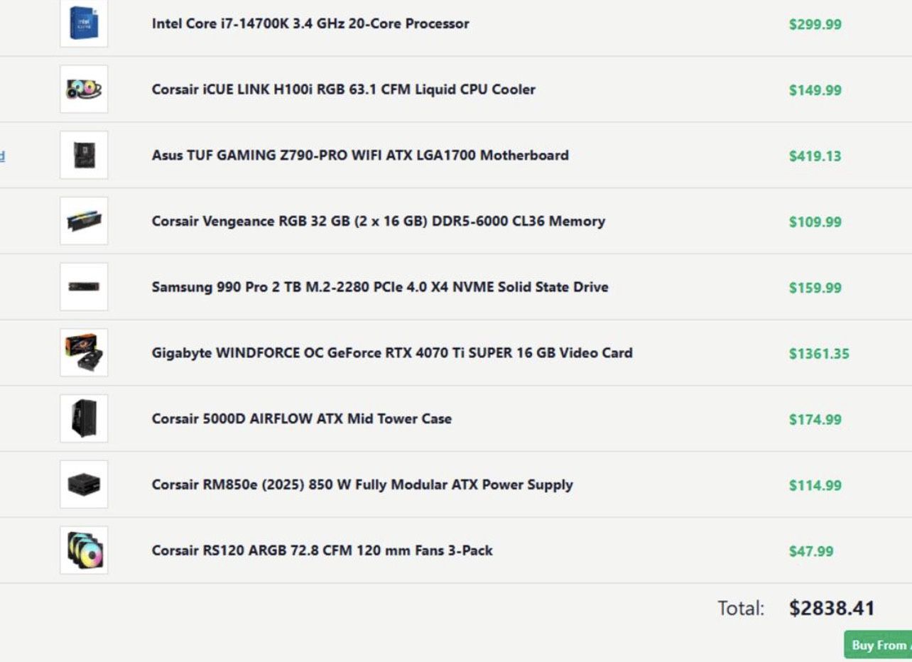 i7-14700k | RTX 4070 ti Super | 32GB DDR5-6000