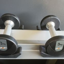 Urethane Dumbbells / Fitness Accessories - 6lb