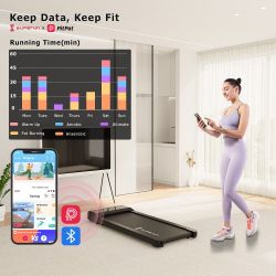 Smart Walking Pad Under Desk Treadmill with remote control
