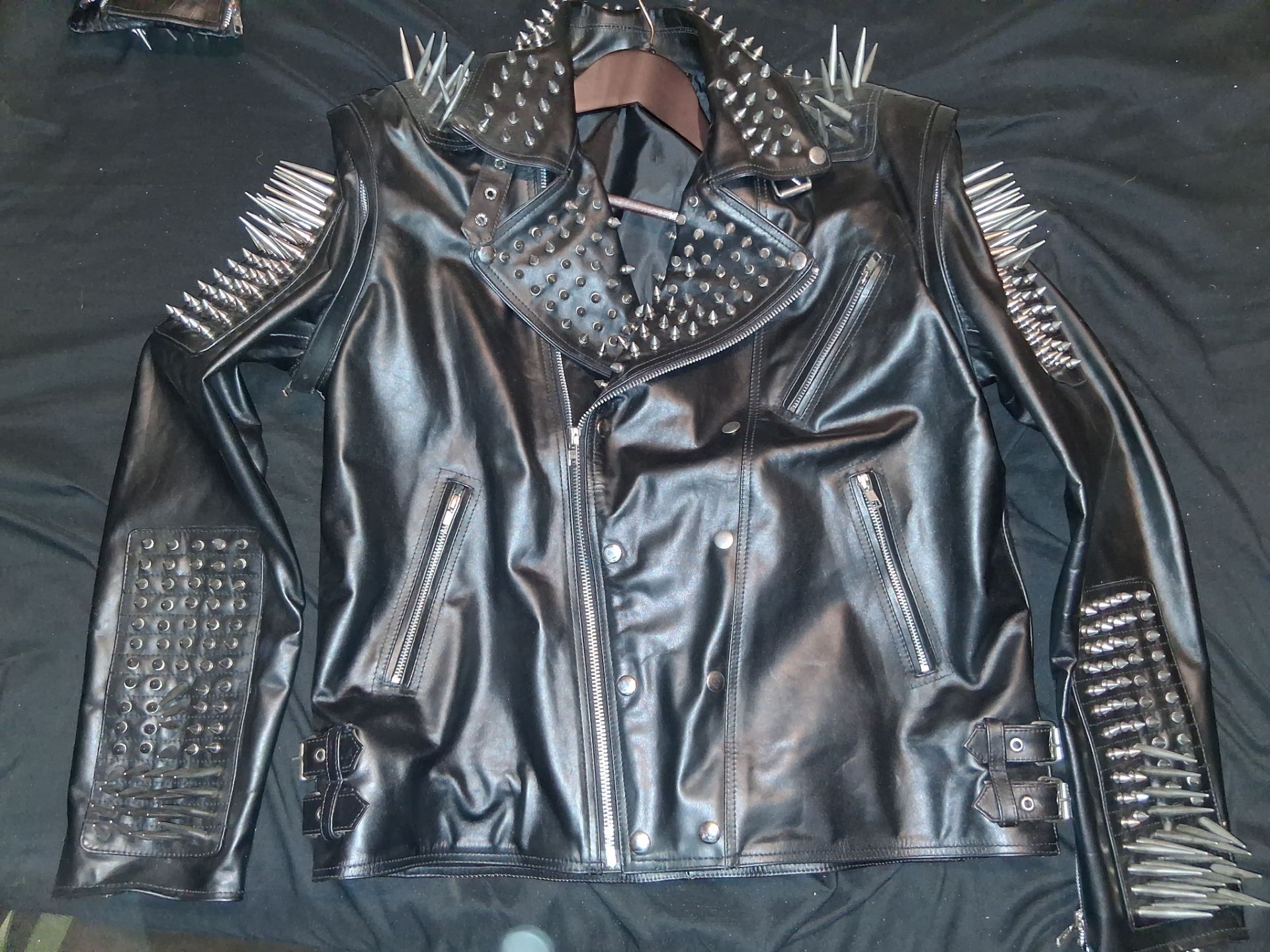 Studded Heavy Leather Jacket