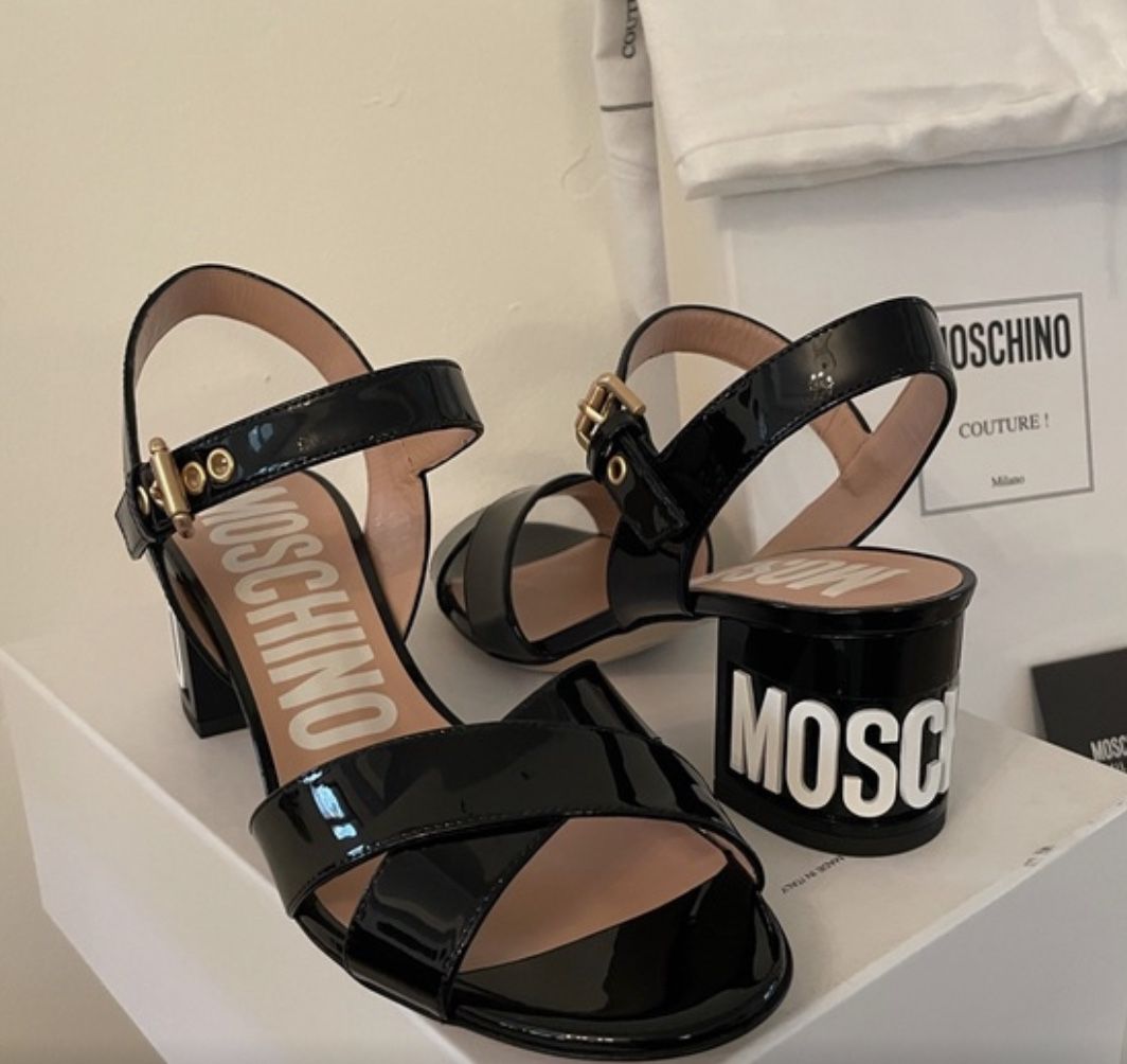 Moschino Couture Block Heel