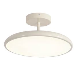 KCO Lighting Cream White Flush Mount Ceiling Light Large LED Kitchen Ceiling Light Modern Hallway Ceiling Lights Mid Century Traditional Ceiling Light