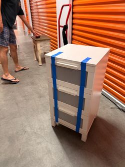 White 3-Drawer Dresser Cabinet