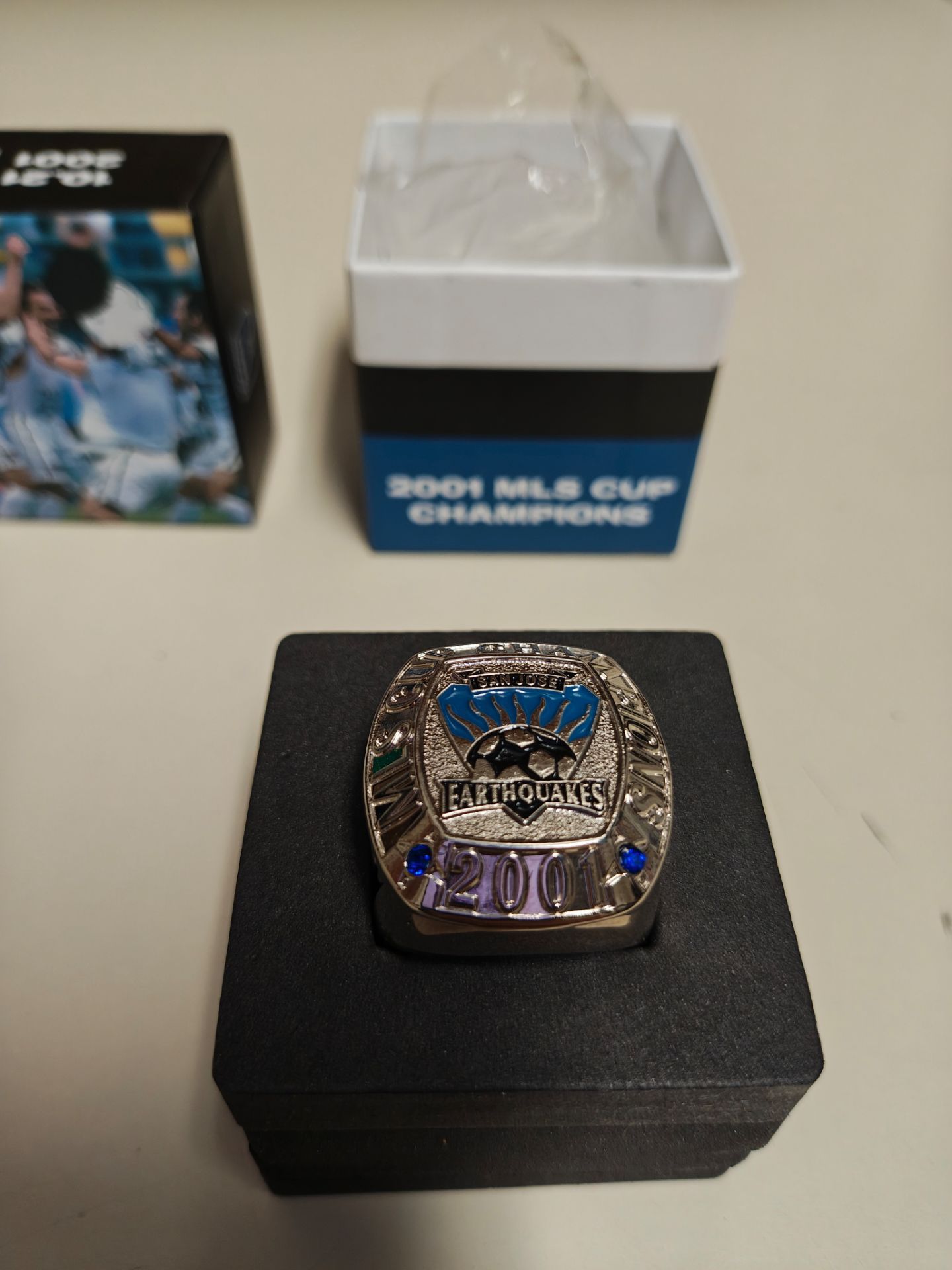 Like NEW 2001 San Jose Earthquakes MLS Cup Championship RING Replica