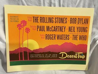 Desert Trip Concert 11”x14” Poster (Cash Only)