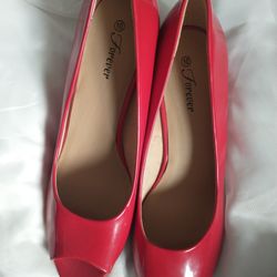 Forever Red Wedge Shoes