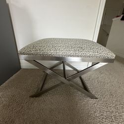 Upholstered Vanity bench Ethan allen