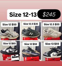Jordan’s Nikes asics size 12-13 package