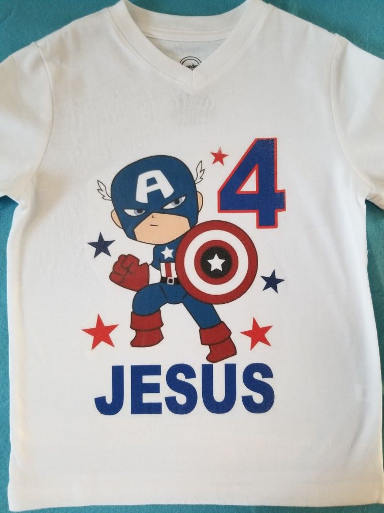 Captain America- Avengers Birthday Shirt