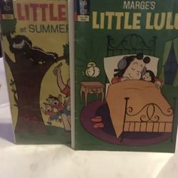 🔥VINTAGE 1962 MARGE'S LITTLE LULU #203-GOLD KEY-PLUS BONUS LITTLE LULU AT ⛺️ CAMP
