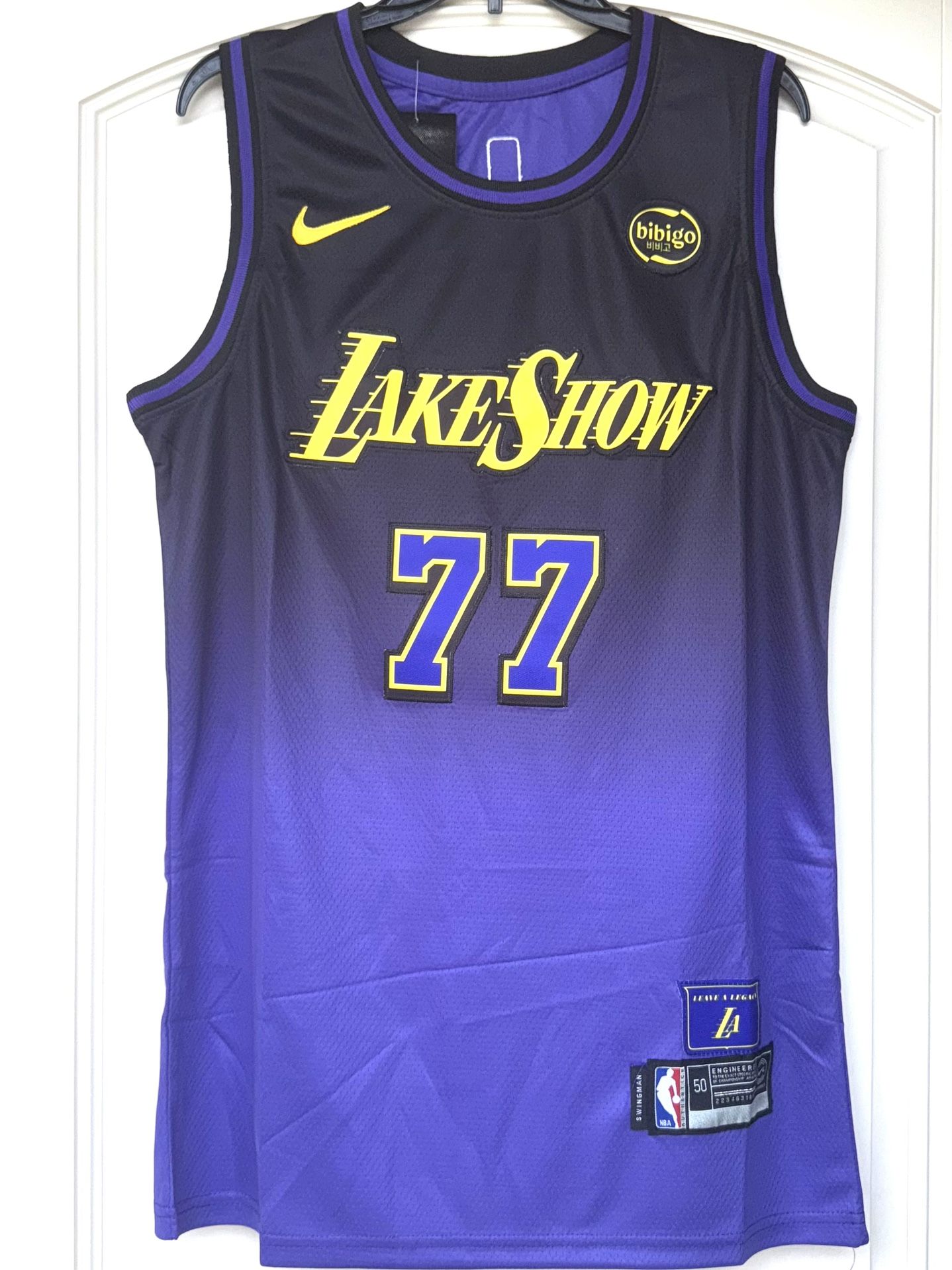 M + L + XL - LAKERS #77 LUKA DONCIC JERSEY
