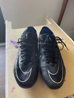 Nike Zoom Mercurial Vapor 15 Elite FG Shadow Pack Black Chrome Hyper Royal Mens 11.5 DJ4978-040