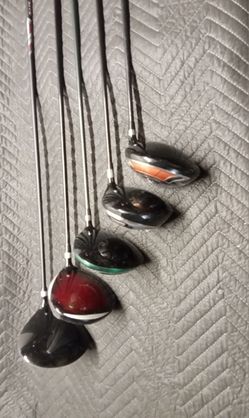 (5) Newer Mens Golf Drivers