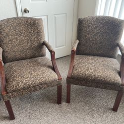 Two Accent Chairs for Home or Office