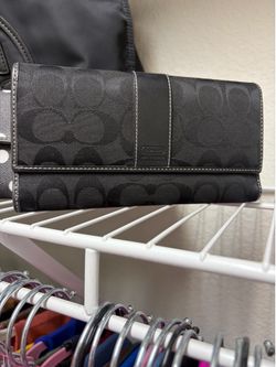 Vintage Coach black wallet