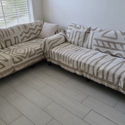2 Sets Of 3-Seater Sofa 