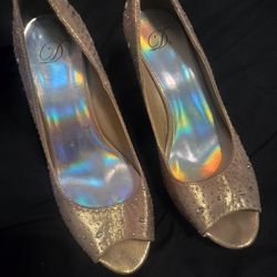 Gold With Runestones Heels