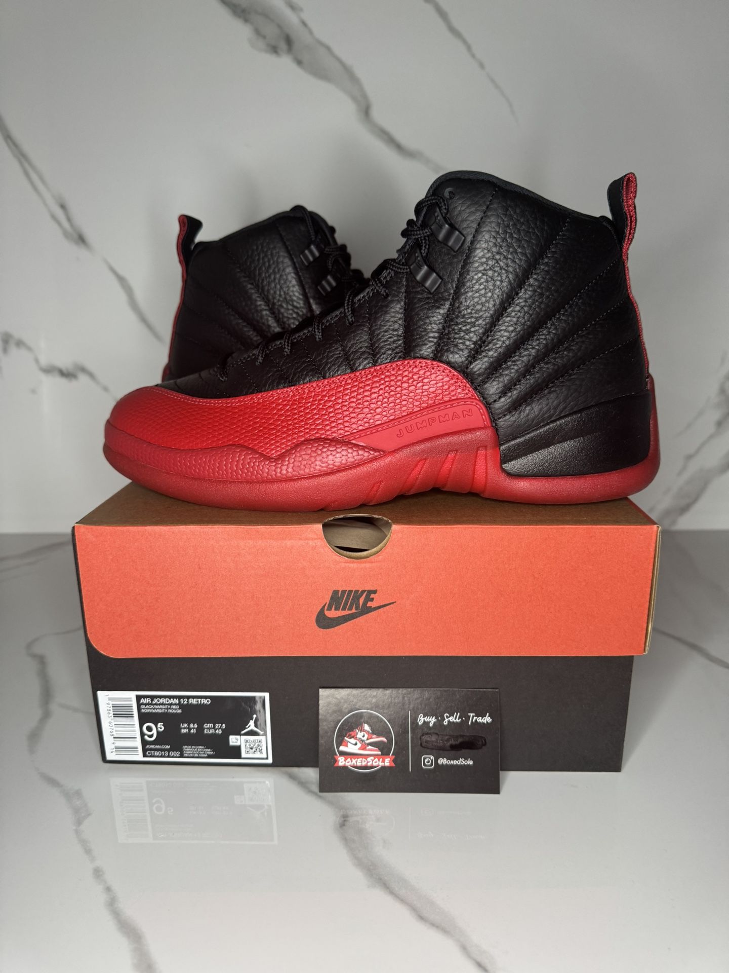 Brand New Jordan 12 Flu Game Size 9.5M