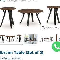 Coffee Table And End Table Set