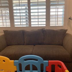 Brown Sofa Couch For Sale