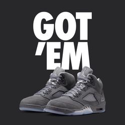 Jordan 5 Wolf Grey 11.5 