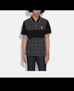 Coach Men Polo Shirt Size L