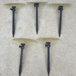 Adjustable garden sprinkler Shield with  Stake