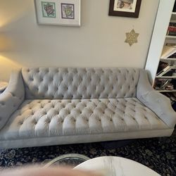 Gray Couch And Chair 