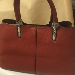 Christian Dior Matte Red Handbag