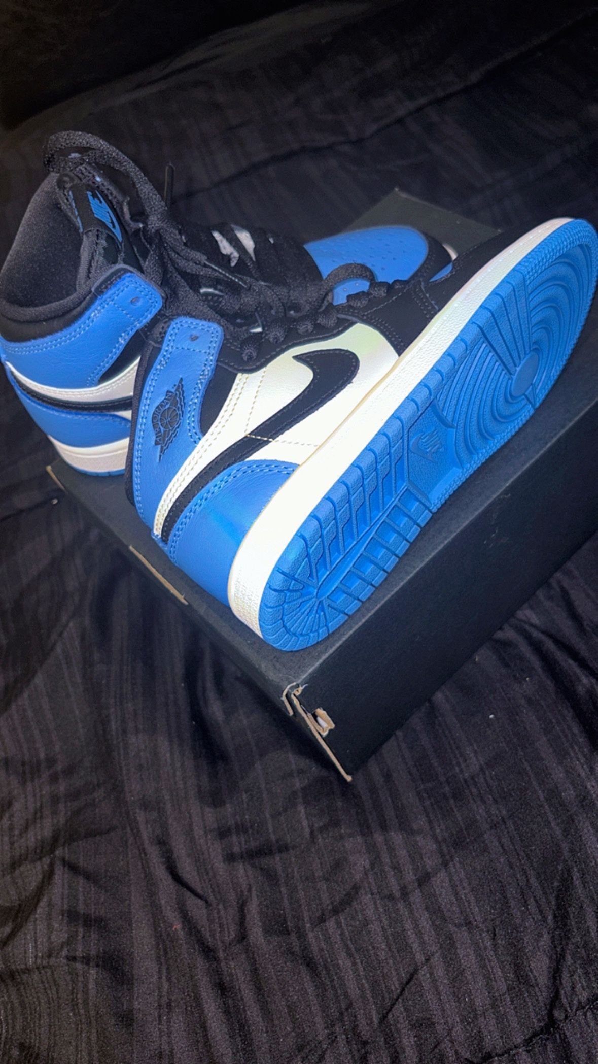 Jordan 1 Retro High Og (PS) University BLUE/BLACK-WHITE