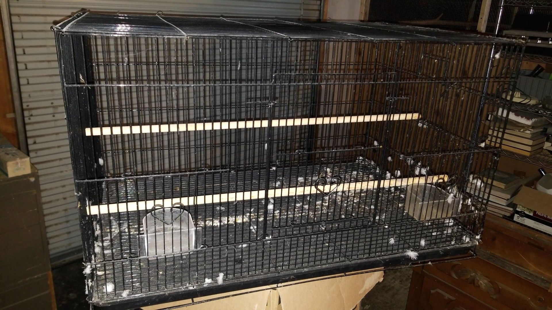 Bird cage, finch parakeet small animal cages