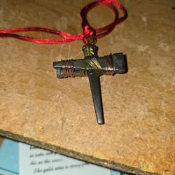 The Spirited Cross Made From Pewter Come With A Card That Tells Of The Spirited Cross