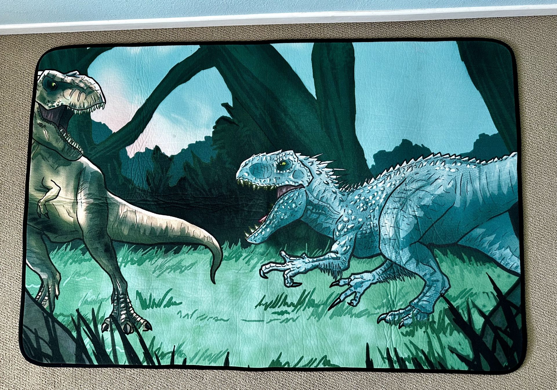 Dinosaur Area Rug Floor Mat