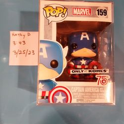 Funko Pop! Marvel Captain America #159