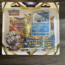 2022 Glaceon Brilliant Stars 3 Pack Blister