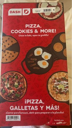 Dash 12” Pizza Griddle & Electric Skillet - New in Box