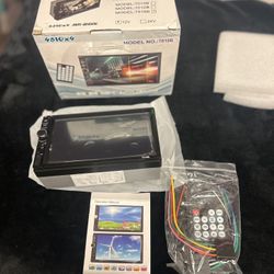 7" Double 7018B 2DIN Car FM Stereo Radio MP5 Player Touch Screen BT WITH CAMERA