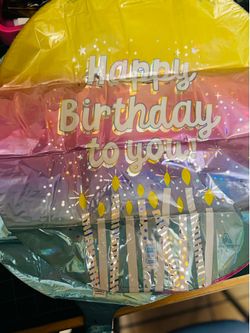 Happy birthday Balloon set