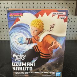 Bandai Namco Vibration Stars Uzumaki Naruto-II Figure Boruto Anime Boxed