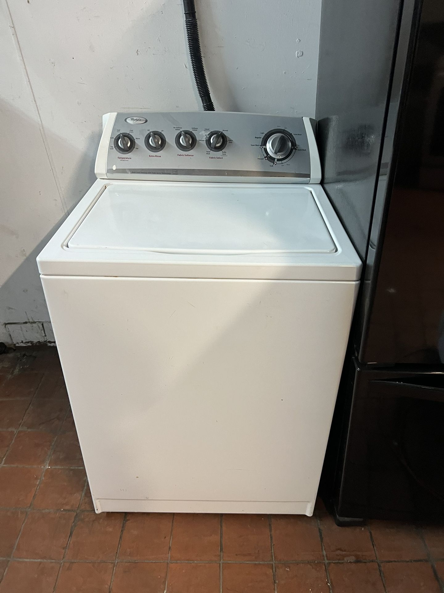 Whirlpool top load washer/lavadora 