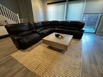 Large Reclining Sectional Sofa  3 Recliners – $400