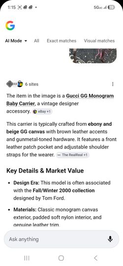 Legit vintage  bag and baby carrier