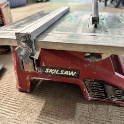 Wet Tile saw and accessories