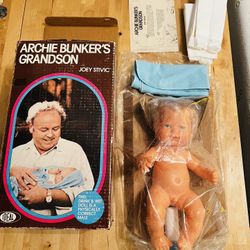 Archie bunker's grandson joey deals stivic doll