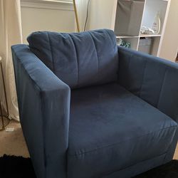 Blue 360 Rocking Chair