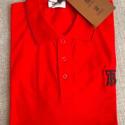 Burberry Red Polo 