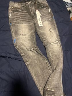 Purple jeans