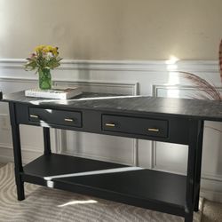 Black Console Table/Entryway Table